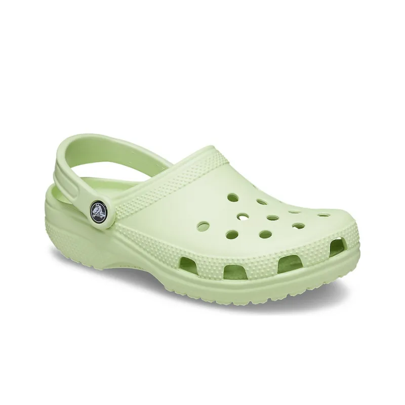 Crocs Classic Crocs Beach Unisex Gray Green Sandals-2