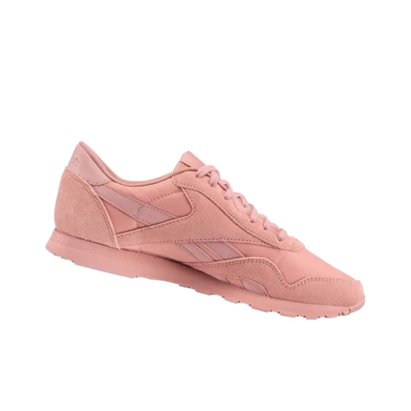 Reebok Classic Nylon Casual Shoes Women's Low-Top Pink-3