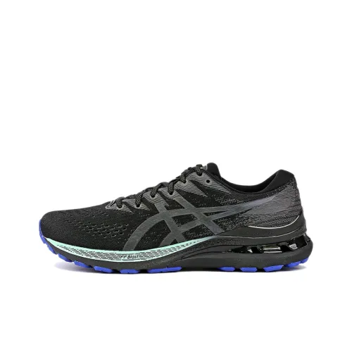 Asics Gel-Kayano 28 Running Shoes Men Low-Top Black/Green