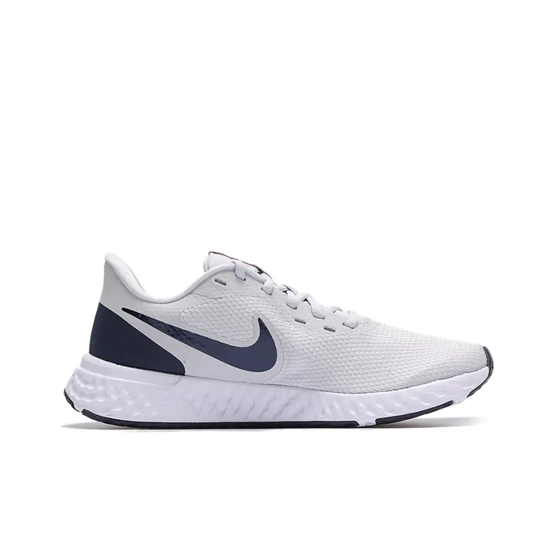 Nike Revolution 5 Premium Pure Platinum Thunder Blue-1