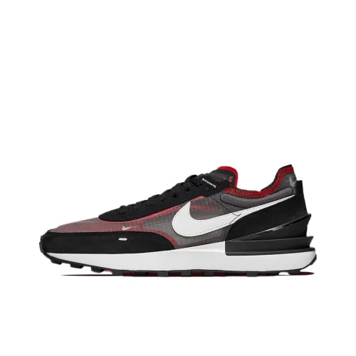 Nike Waffle One SE Black Sport Red