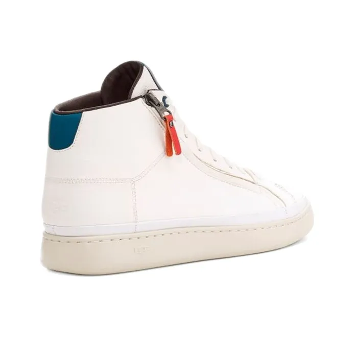 UGG Cali- Sneaker High Side Zip Stylish Skateboarding Shoes Men's White-4