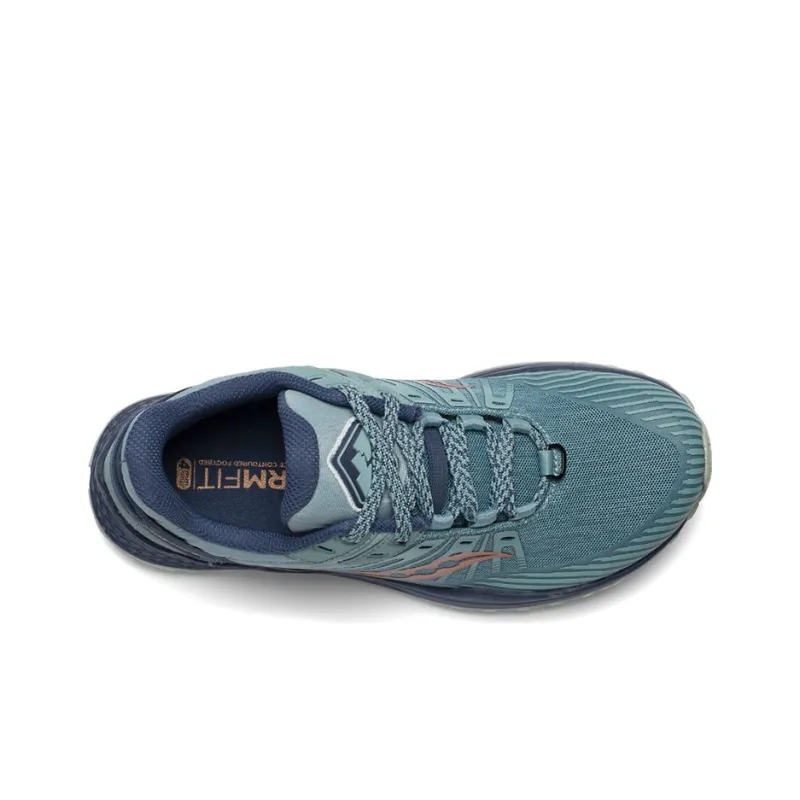 Saucony Mad River TR Low-Top Running Shoes Women's Blue-3