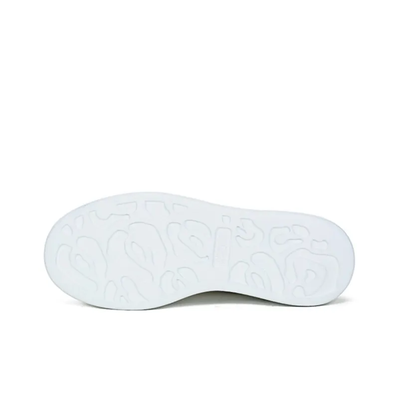Alexander McQueen Oversized Sneaker 'White Black Suede' Women's-5