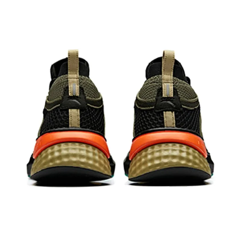 Anta Shock Absorbers With Slip Resistant And Abrasion Resistant Properties Mid Top Running Shoes Men's-4