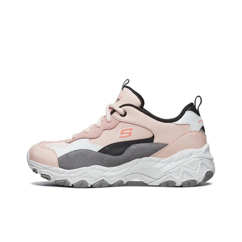 Skechers Encore Lightweight And Breathable Low-Top Running Shoes Women's Pink-0