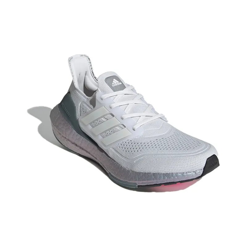 Adidas Ultra Boost 21 Crystal White Hazy Green-2