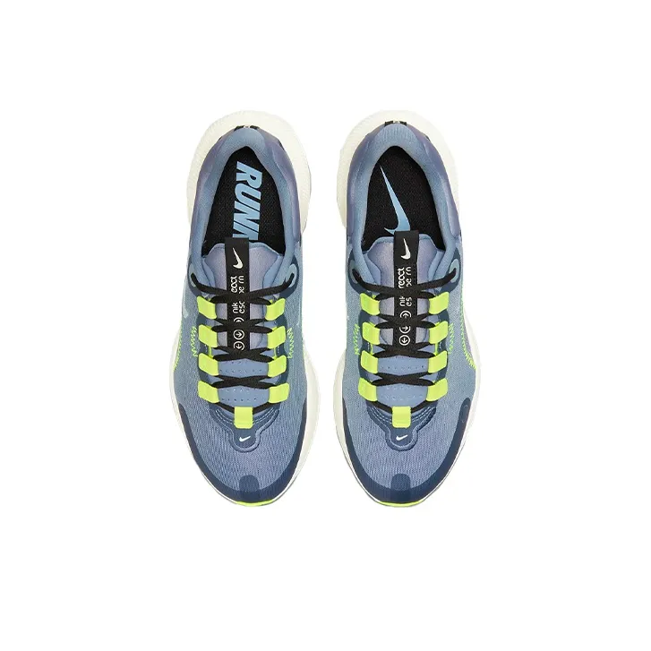 Nike React Escape Low Top Blue/White/Green Women's-3