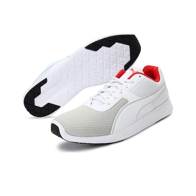 PUMA Kor Idp Low Top White/Grey/Red-4