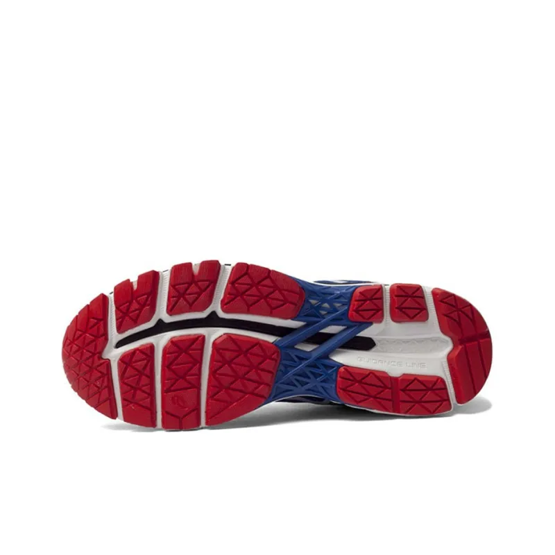 Asics Gel-Kayano 22 Running Shoes Men Low-Top Blue/White/Red-5
