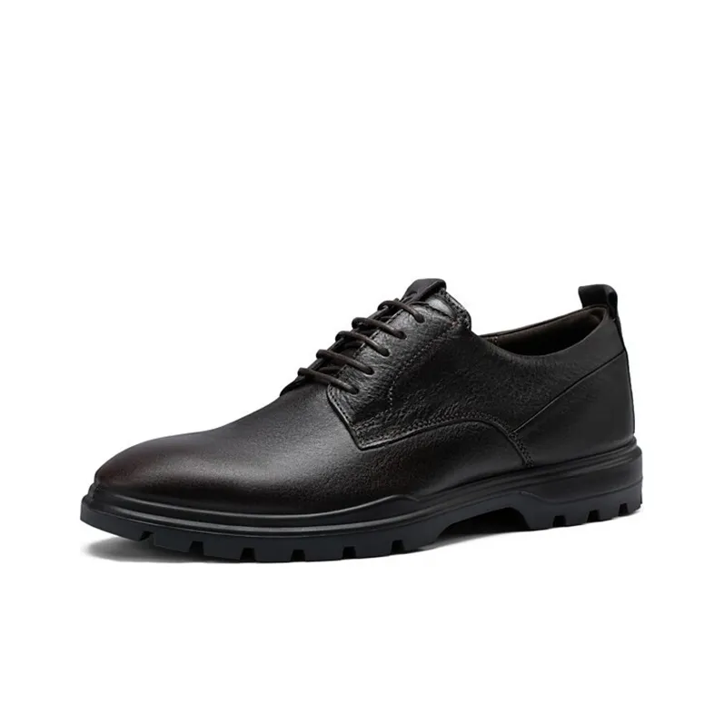 Ecco Compatible Model Collection Dress Shoes Men's Mocha-1