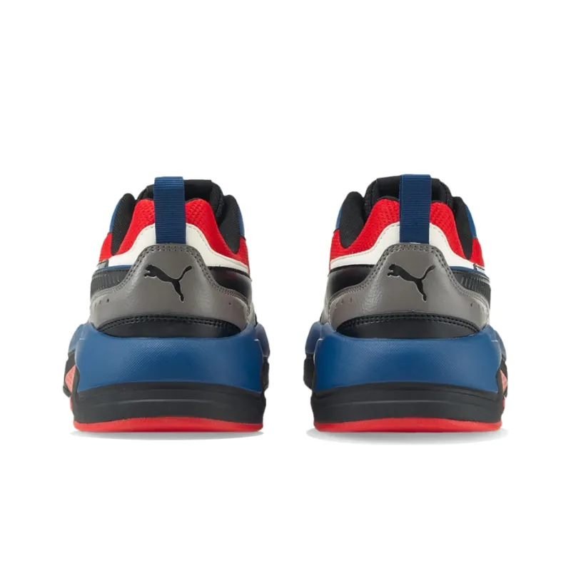 PUMA X Ray 2 Casual Shoes Men Low Top Gray/Black/Red/Blue-3