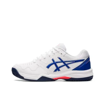 Asics Gel-Dedicate 7 Clay Wear-Resistant Slip-Resistant Low-Top Running Shoes Women's White Blue