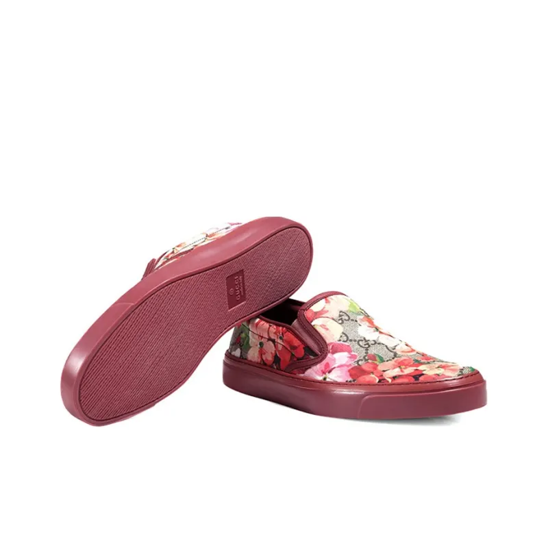 GUCCI Stylish Skateboarding Shoes Women's Red-3