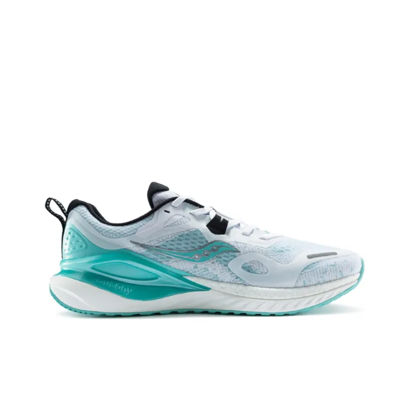Saucony Phoenix Inferno 1 Cushioning Anti Slip Wear Resistant Breathability Low Top Running Shoes Men's White Blue-1