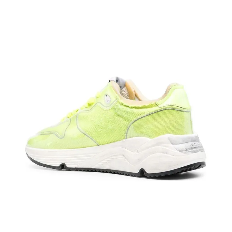 Golden Goose Running Sole Low Top Casual Shoes Men's Yellow-3