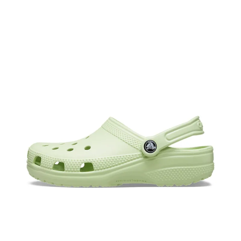 Crocs Classic Crocs Beach Unisex Gray Green Sandals-0