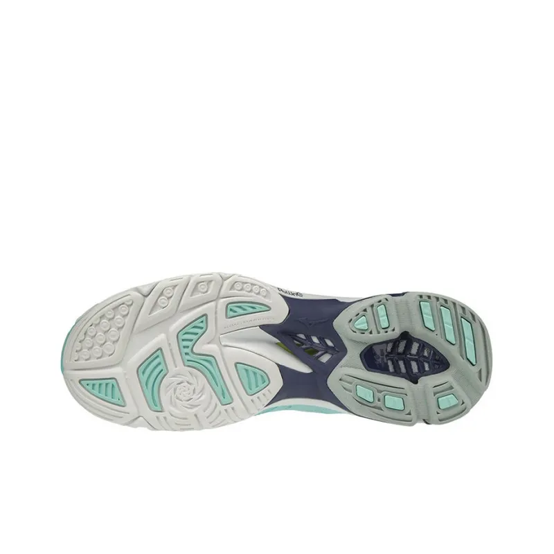 Mizuno Wave Lightning Z5 Slip-Resistant Breathable Mid-Top Running Shoes Unisex Blue White-3