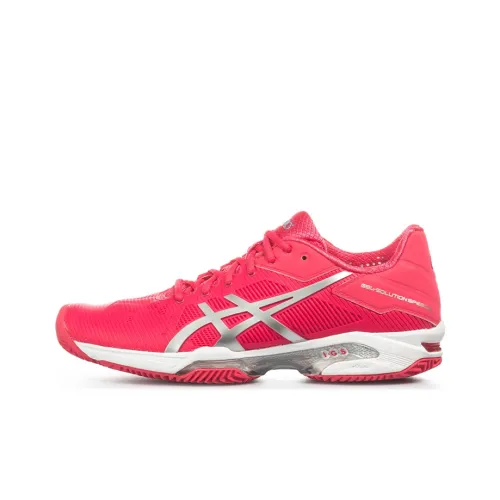 Asics Gel-Solution Speed 3 Running Shoes Women's Low-Top Pink/White