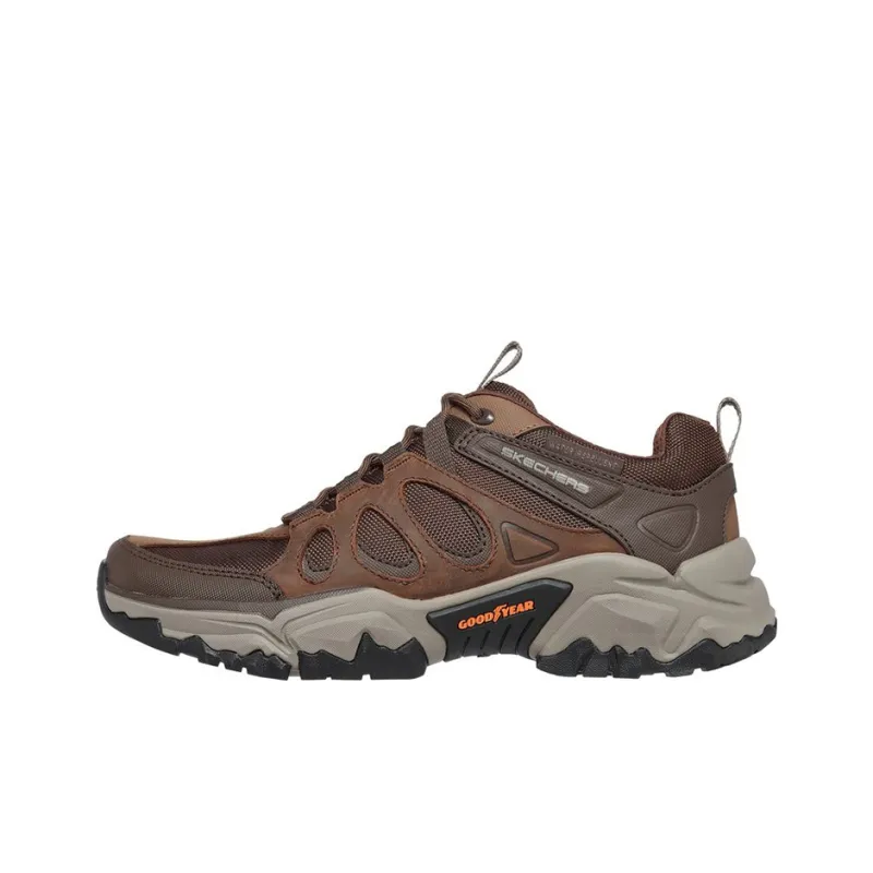 Skechers Relaxed Fit Outdoor Shoes Men Low-Top Brown-0