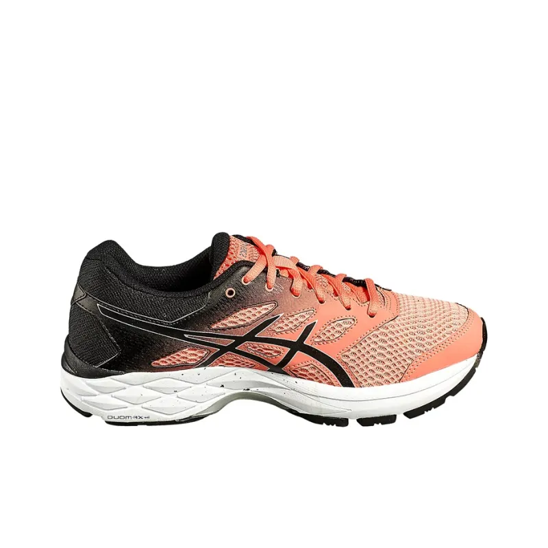 Asics Gel Zone 6 Cushioning Abrasion Resistant Breathable Low Top Running Shoes Women's Orange Black-1