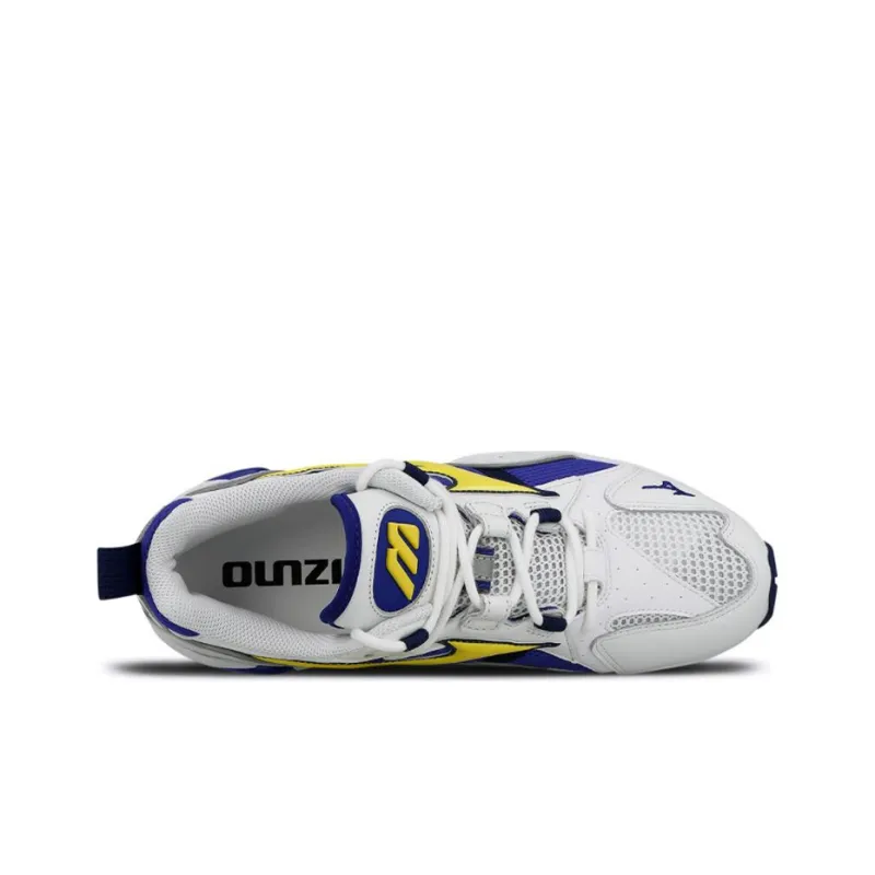 Mizuno Wave Rider White Blue Yellow-3