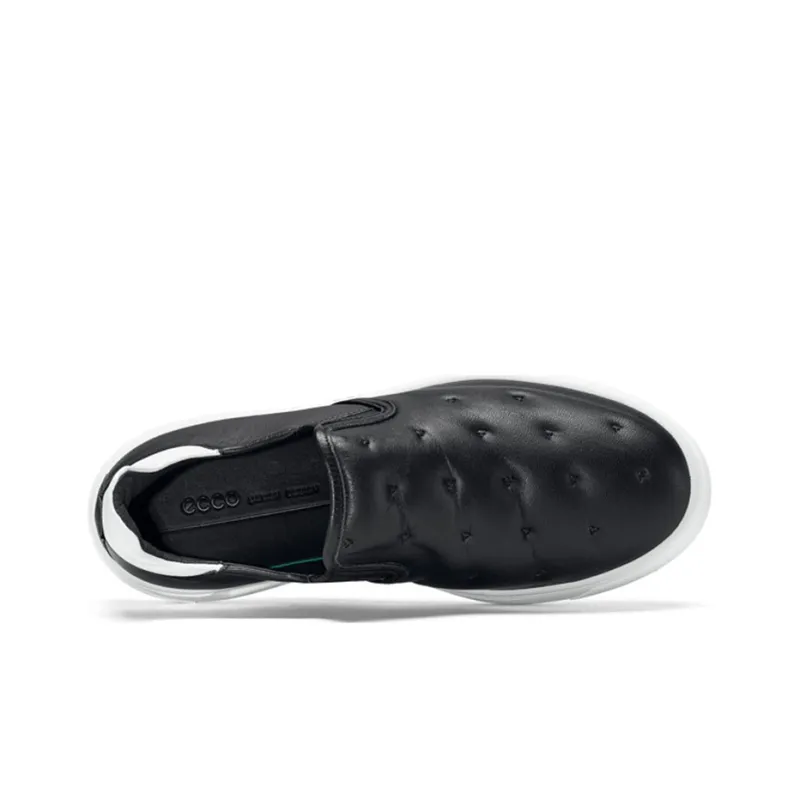 Ecco Street Fun Break Stylish Skateboarding Shoes Women's Black-2