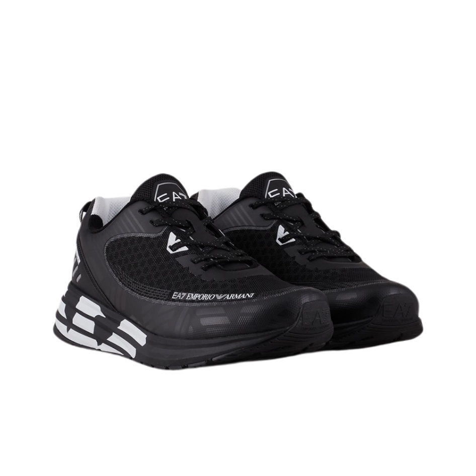 スニーカー Emporio Armani X3X184 XN829 PANELLED LOW-TOP Sneakers EMPORIO ARMANI Panelled Low-Top Sneakers - POIZON