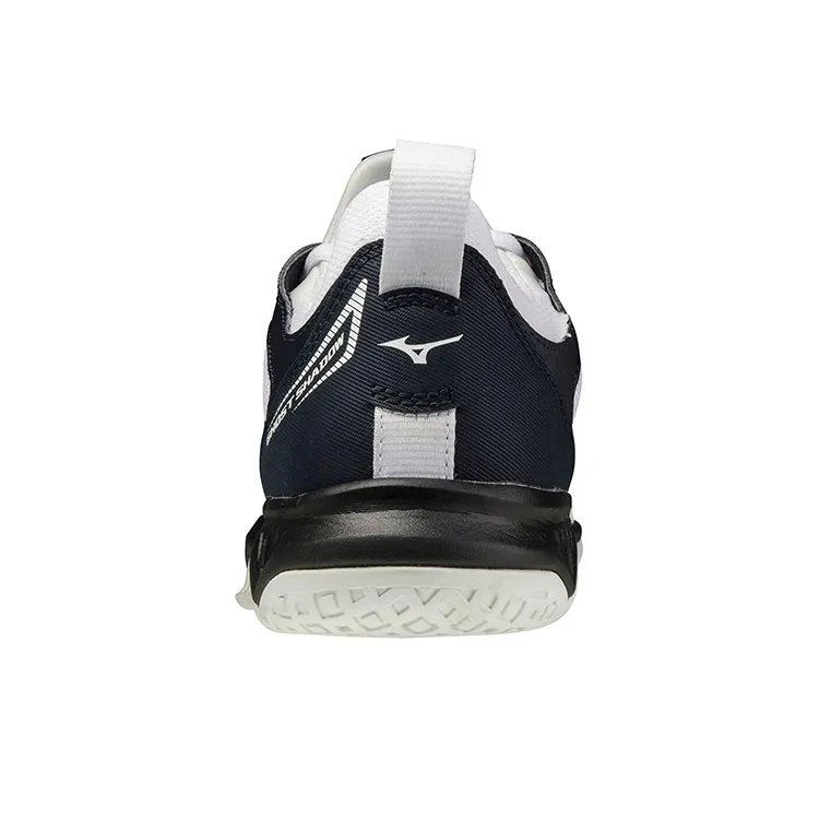 Mizuno Ghost Shadow Low-Top Running Shoes Unisex White Black Red-3