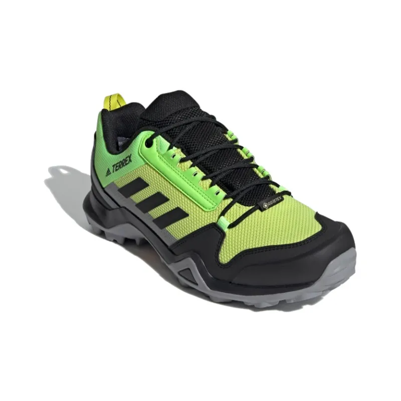 Adidas Terrex AX3 GTX Gore-Tex Hiking Breathable Low-Top Outdoor Shoes Men's Black Gray-2