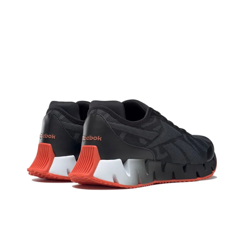Reebok Zig Dynamica 3 Low-Top Running Shoes Men's Red Black-3