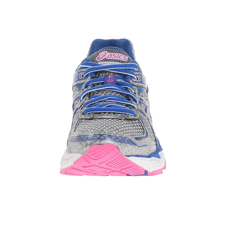 Asics GT-1000 Anti-Slip And Wear-Resistant Breathable Low-Top Running Shoes Women's Silver Blue-3