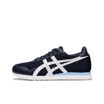 Asics Tiger Runner Wear Resistant Low Top Running Shoes Women's Blue