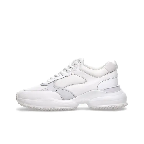 HOGAN Interaction Running Shoes Men Low-Top White