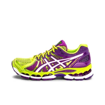 Asics GEL-Nimbus 15 Running Shoes Women's Low-Top Purple/Yellow