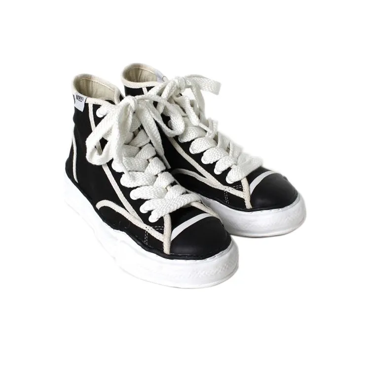 MIHARA YASUHIRO Original High-Top Stylish Skateboarding Shoes Unisex Black-2