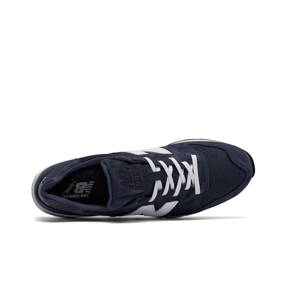 New Balance 995 Nubuck Navy Blue White POIZON