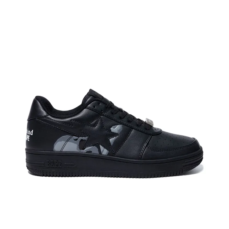 Mastermind JAPAN x A BATHING APE STA M1 Stylish Skateboarding Shoes Men's Black-1