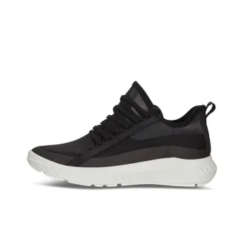 Ecco St.1 Lite Low Top Casual Shoes Women's Black