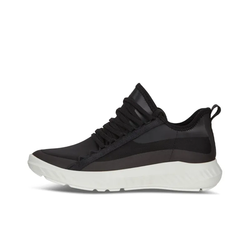 Ecco St.1 Lite Low Top Casual Shoes Women's Black-0