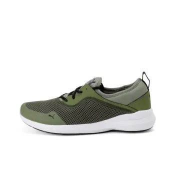 PUMA Pronto Running Shoes Men Low-Top Green/White