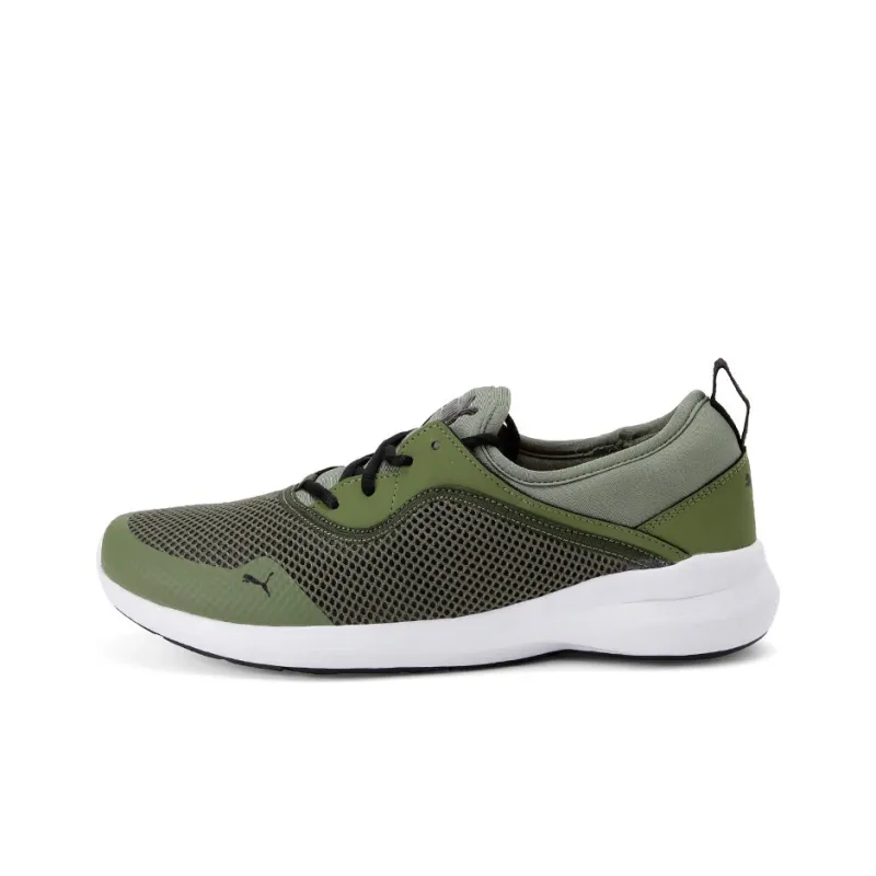 PUMA Pronto Running Shoes Men Low-Top Green/White-0