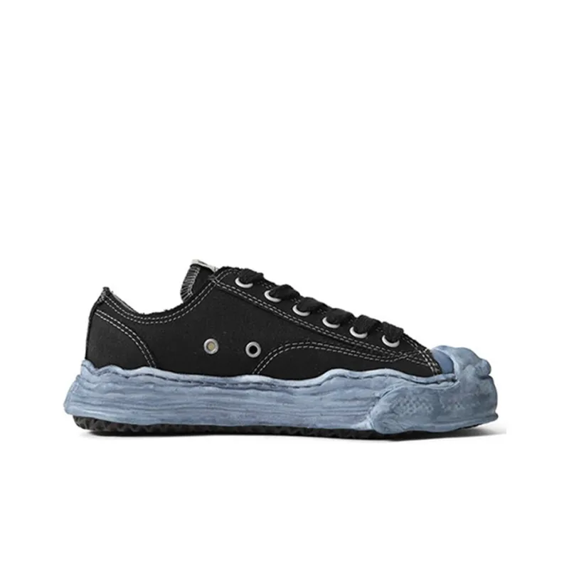 MIHARA YASUHIRO Hank OG Sole Low Black Overdye-1