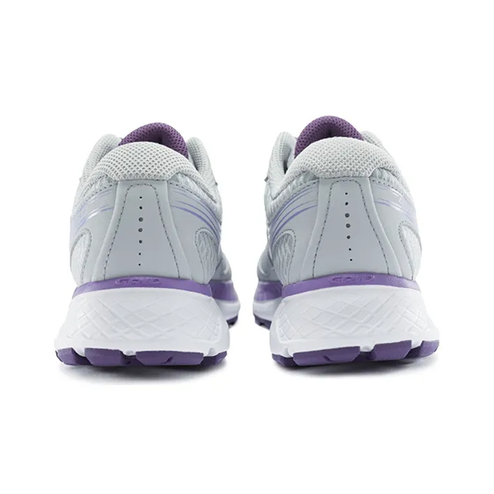 Saucony Cohesion 12 Lightweight Low-Top Running Shoes Women's Gray Purple-3