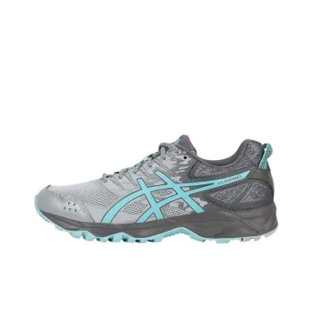 Asics Gel-Sonoma 3 Durable Breathable Low-Top Running Shoes Women's Gray Blue D-Width