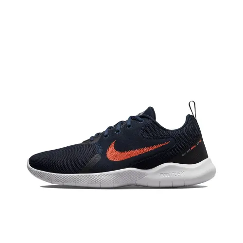 Nike Flex Experience RN 10 Running Shoes Men Low-Top Blue/Orange