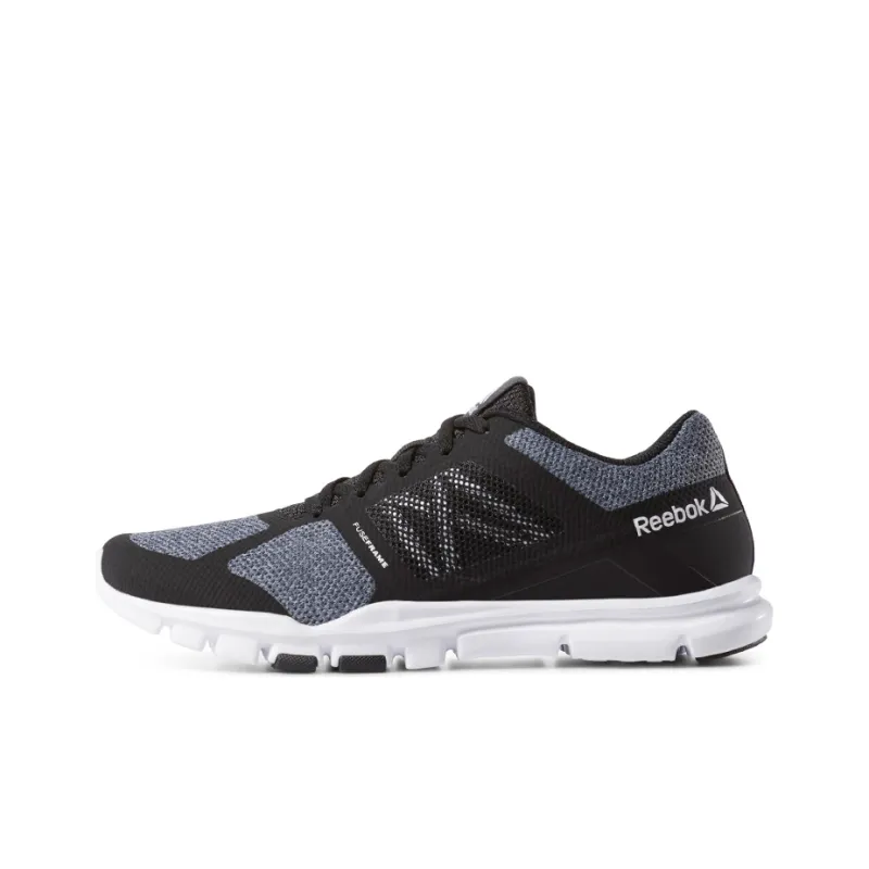 Reebok Yourflex Trainette 11 Breathable Lightweight Low-Top Running Shoes Women's Black Gray-0