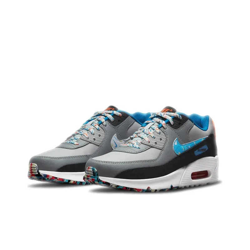 Nike Air Max 90 Cushioning Anti-Slip And Wear-Resistant Coverage Low-Top Running Shoes Women's-2
