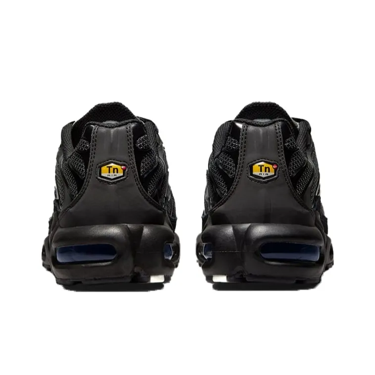 Nike Air Max Plus Black Suede Silver Women's-4