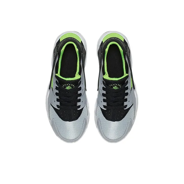 Nike Air Huarache Wolf Grey Electric Green GS-3